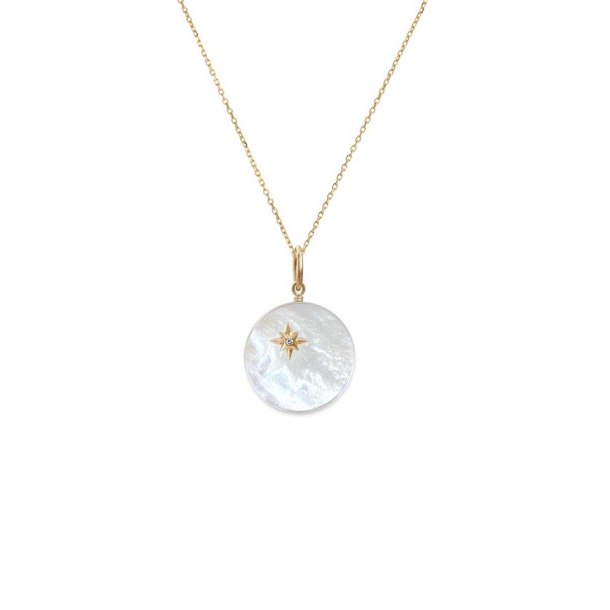 Mother of Pearl Star Blossom Necklace -  Denmark