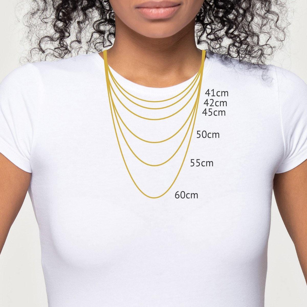 Diamond Cut Chain 50-55cm 18k Gold – Perle de Lune