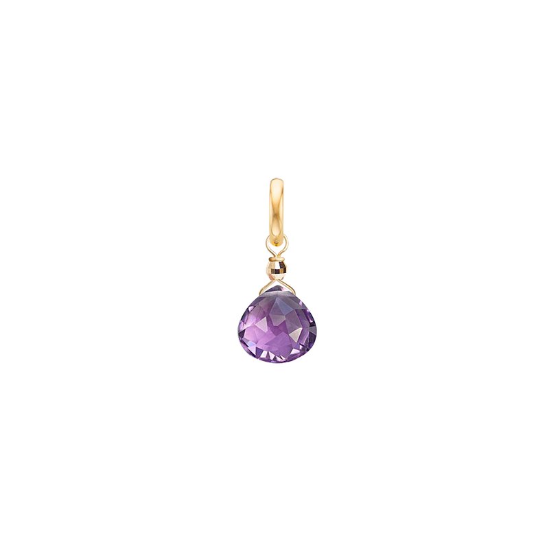 Small Drop Charm for necklace Mother of Pearl - 18k Gold - Perle de Lune