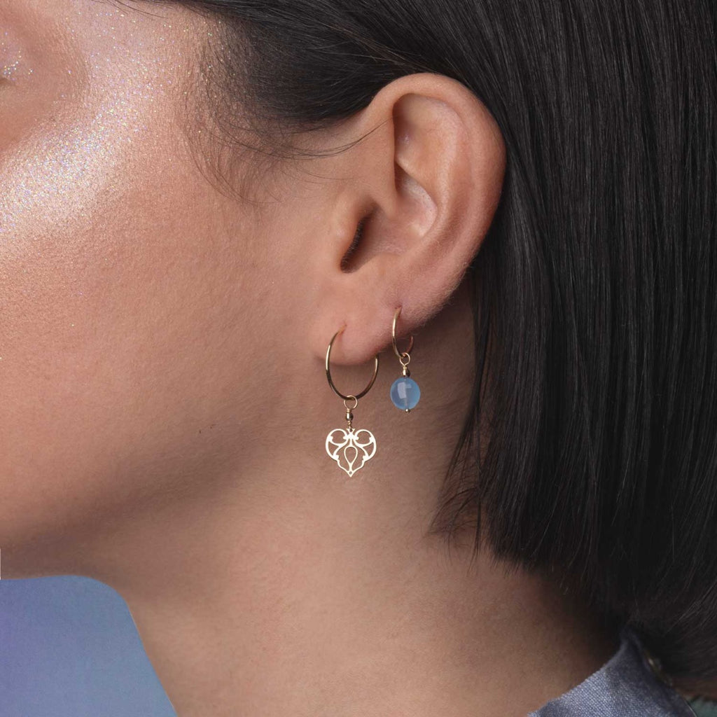 Naila Charm for Earring 18k Gold - Perle de Lune